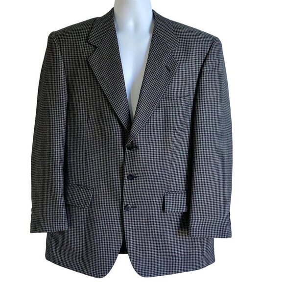 Stafford Options 3 Button Sports Coat Jacket Blazer 42R - Picture 5 of 11